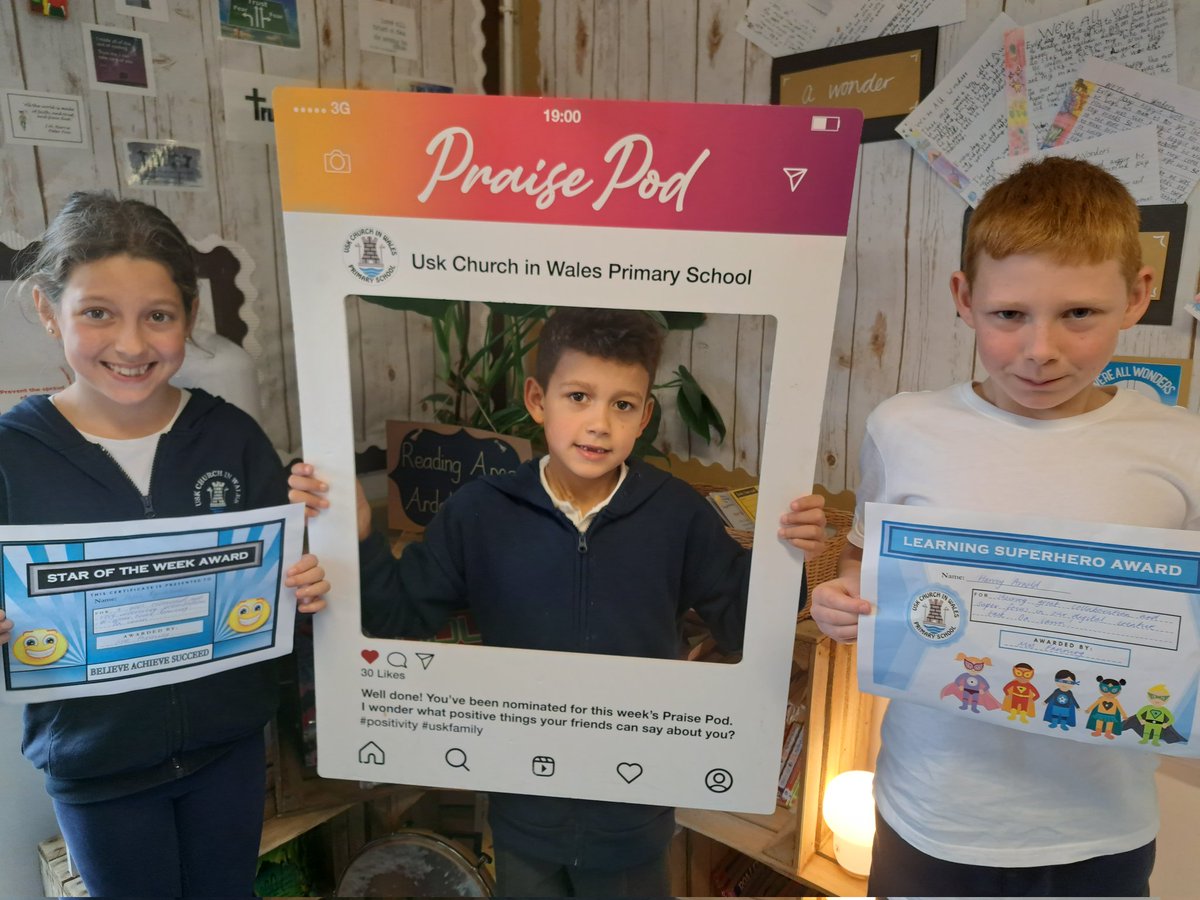 UskPrimary's tweet photo. Collaboration, confidence and kindness were the qualities our Beech Stars of the Week showed this week. Da iawn chi! https://t.co/8qLltdRqbF