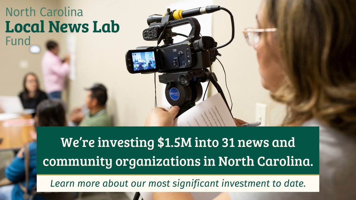 NC Local News Lab Fund tweet media