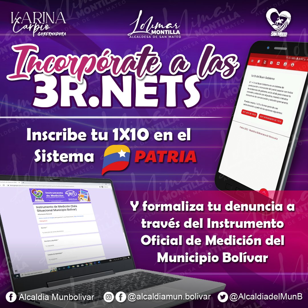Alcaldía Municipio Bolívar tweet media