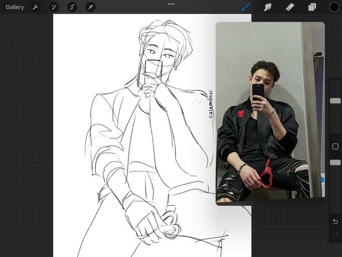 bang chan…… you……. 😳 #straykids #straykidsfanart #bangchan 
