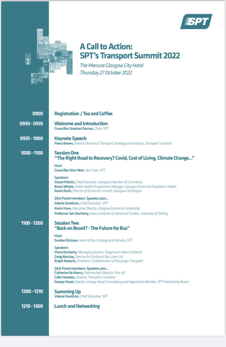 Cllr_Alan_Moir's tweet photo. Great contributions, Q/As & discussions today @SPTcorporate #transportsummit #Glasgow Well done to our #SPT team in delivering a very successful event & thank u to our guest speakers, panelists & audience. https://t.co/FrFvxNOama