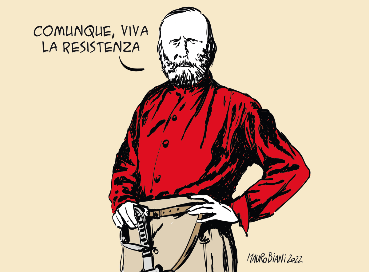 maurobiani's tweet photo. #Risorgimento #Resistenza 
Viva.
Oggi su @repubblica https://t.co/LN56MICc3P