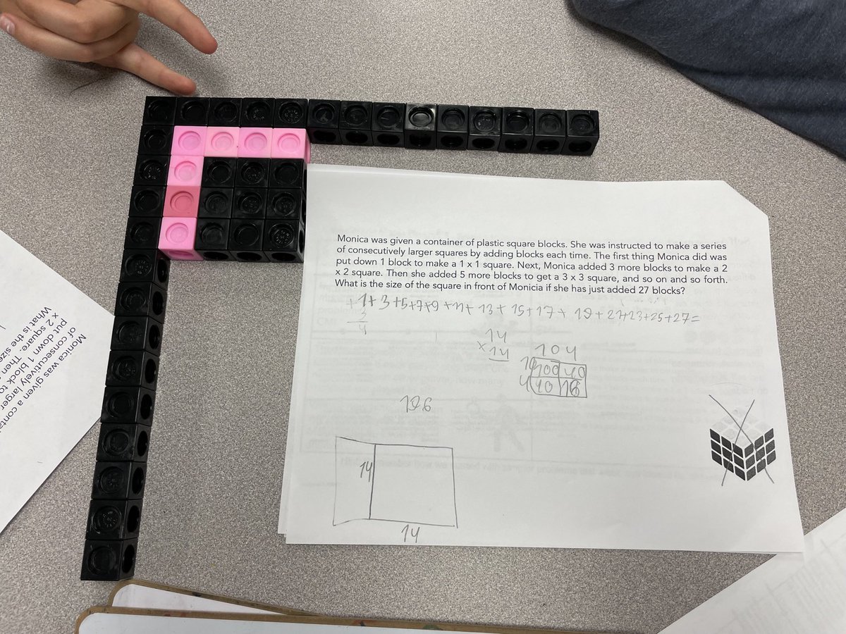 When mathematicians experience a productive struggle through rigorous math tasks, and can explain their thinking in multiple ways. Deep learning &amp; confidence are  the natural byproducts! <a href="/AbingdonGIFT/">Abingdon APS</a> @APSGifted <a href="/MsReicherter/">Ms. Reicherter</a> <a href="/MsKerryAbbott/">Kerry Abbott</a>