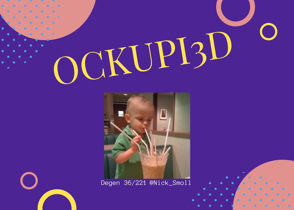 OckupyAlpha's tweet photo. Welcome, @Nick_Smoll to Ockupy 🫡 Why? As one of the youngest traders that we know, Nick as a builder and trader is not scared to make decisions at a young age. Teach the youth, so they can carry on to teach others. You are now welcomed into @OckupyAlpha 36/221✅ https://t.co/PQEareI8YW