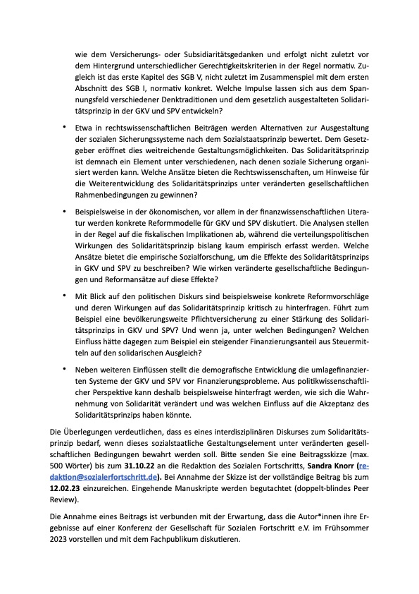 Der CALL FOR PAPER ist noch geöffnet. Wir freuen uns auf Ihre Einreichungen.