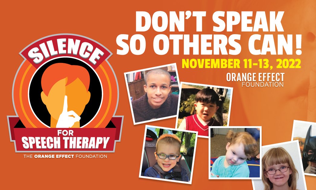 secure.givelively.org//donate/orange…  Please support <a href="/orangeeffect/">The Orange Effect Foundation</a> while I go silent for speech therapy next month!