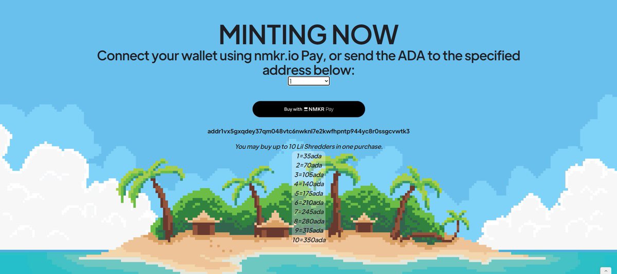 Lil Shredders - MINTING NOW 35 ADA tweet media