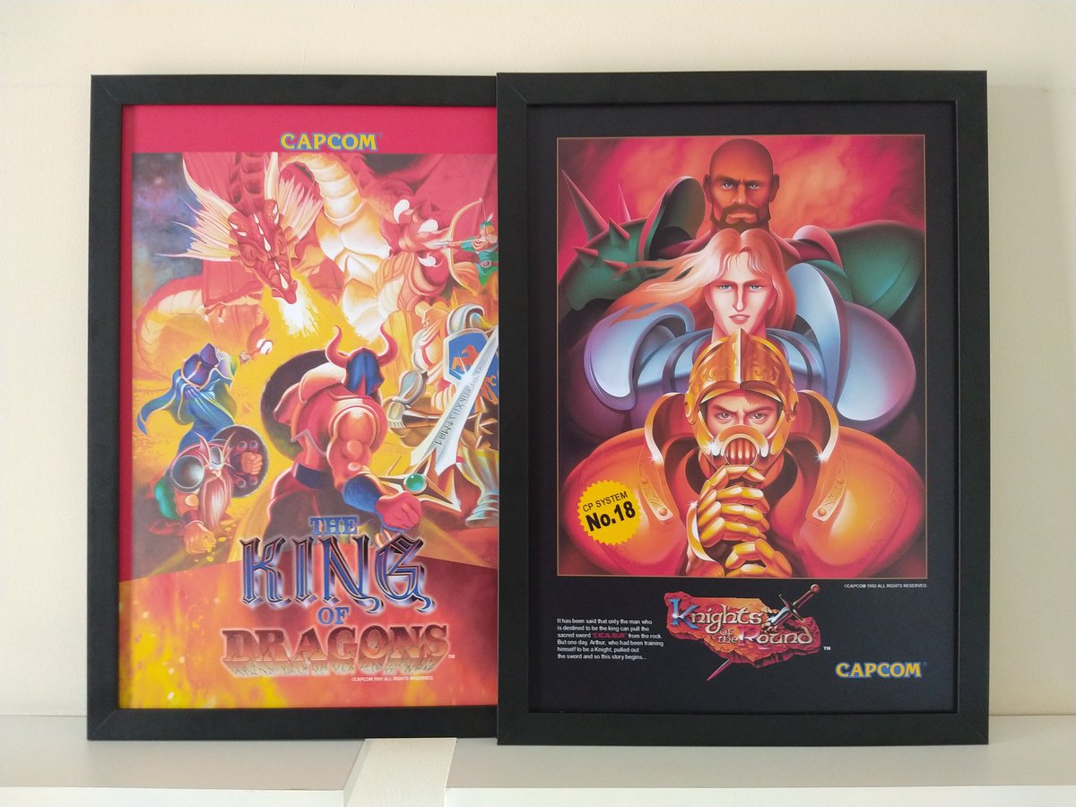 FinalFrameQ's tweet photo. Hoje vamos voltar para os tempos medievais e mostrar dois grandes beat ups da Capcom; The King of Dragons e Knights of the Round.
#arcade #arcadegames #thekingofdragons #capcom #capcomgames #capcomfighters #capcombeatemupbundle #retrogames #retrogamer #quadrosdecorativos https://t.co/UJp8CbzZmj