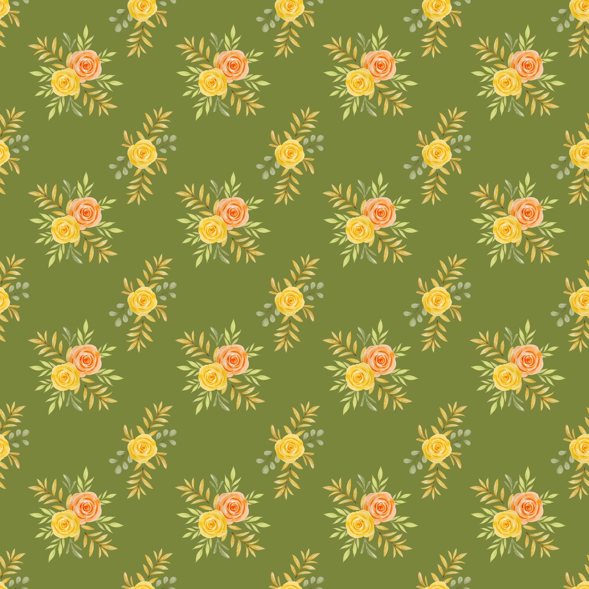 Natthaphorn_art's tweet photo. Have a nice day guys 

💐Seamless rose pattern💐
Digital watercolour,
Created on Affinity Photo &amp; Designer @affinitybyserif 
For joined with #Affinitober challenge in #Green theme. 

 #seamlesspattern #pattern #affinity  #illustration #art #digitalpainting #natthaphornart https://t.co/pVT895IAeK