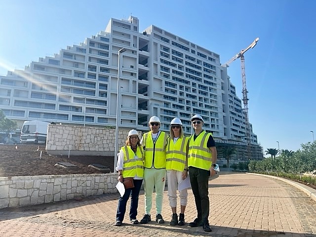 We got to enjoy the resort tour of City of Dreams Mediterranean this morning, working on our dream tennis academy coming next year! #Baghdatistennisacademy  #cityofdreamsmediterranean #tennislife #Limassol #Cyprus