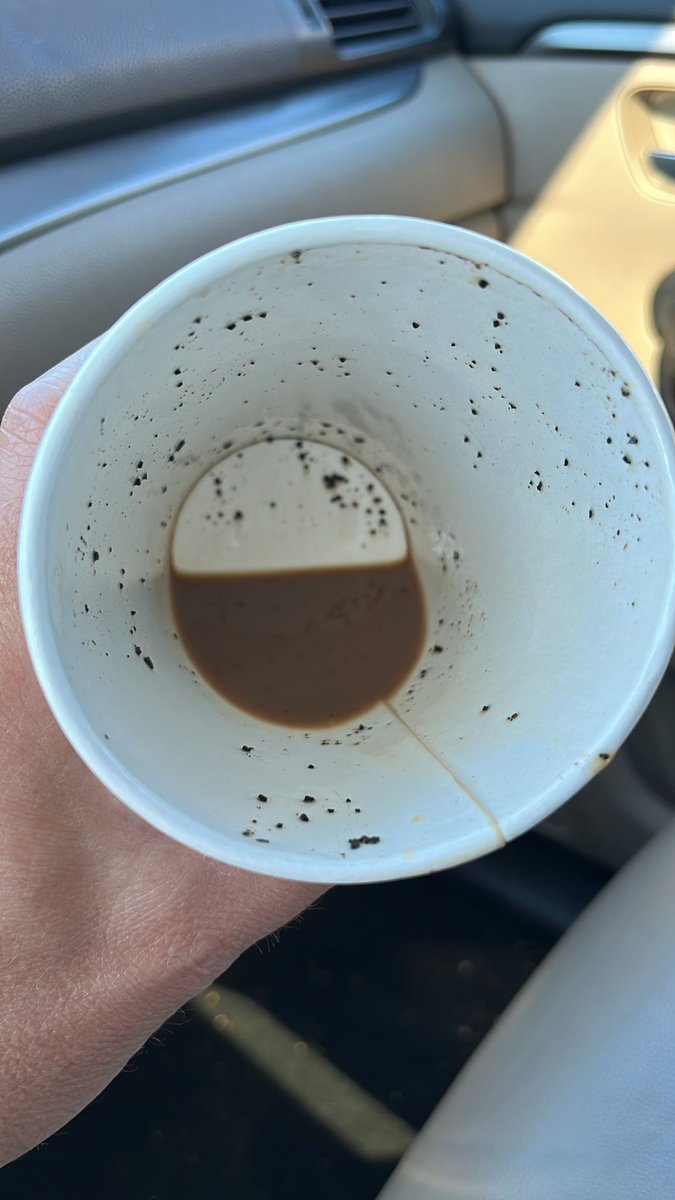 DougZacker's tweet image. Thank you to @Starbucks on Rt 17 in Paramus for the nastiest last sip of coffee ever. Nothing like a big sip of grounds while in the car with no place to spit. #yum