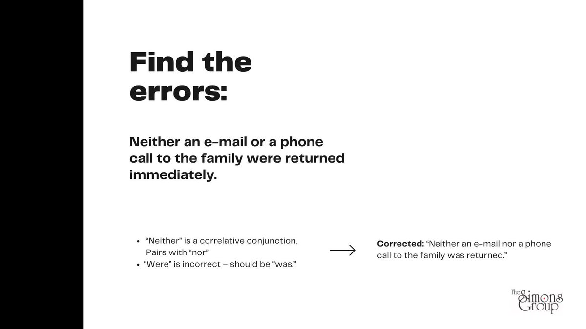 simonsgroup's tweet image. #grammar #writringtips #writersofinstagram #writersoftwitter #contentcreation