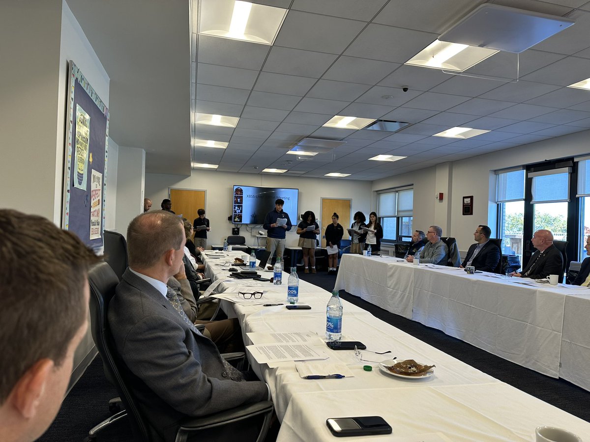 Alex Zequeira (@sjhs_hm) on Twitter photo Students from <a href="/XaverianHS/">X A V E R I A N</a> kick off our <a href="/xbschools/">XBSS</a> Chief Admin meeting in Brooklyn by leading us in prayer. Inspired by their presence and reflection. Beautiful experience! <a href="/XaverianBros/">Xaverian Brothers</a> <a href="/SJShrewsbury/">Saint John's</a> Students from <a href="/XaverianHS/">X A V E R I A N</a> kick off our <a href="/xbschools/">XBSS</a> Chief Admin meeting in Brooklyn by leading us in prayer. Inspired by their presence and reflection. Beautiful experience! <a href="/XaverianBros/">Xaverian Brothers</a> <a href="/SJShrewsbury/">Saint John's</a>