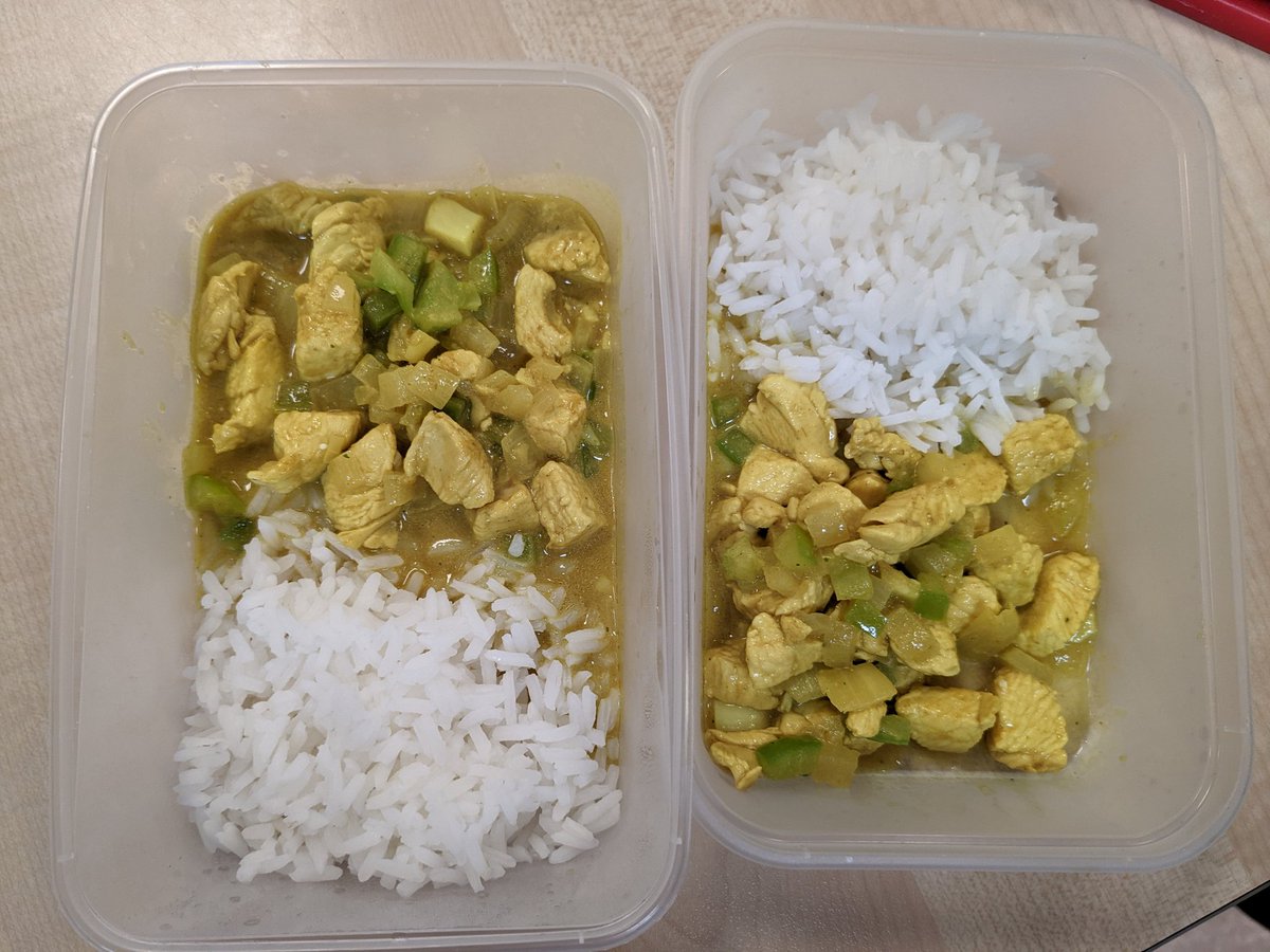 This week S2 are cooking Malay chicken. What a tasty meal made by 2 pupils in 2F. Well-done!