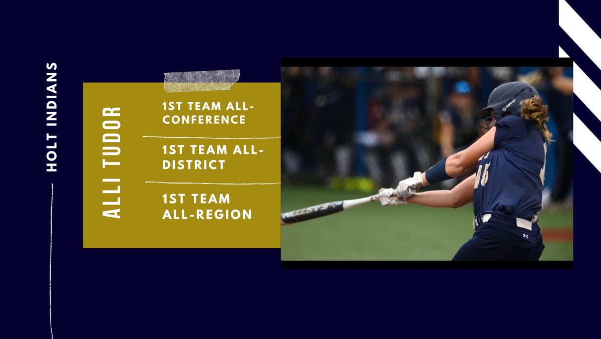 The accolades keep rolling in! Our own <a href="/allitudor6/">allitudor</a> has now been selected to represent Holt on the All-Region Team! Congrats! #RollTribe #TribeUp