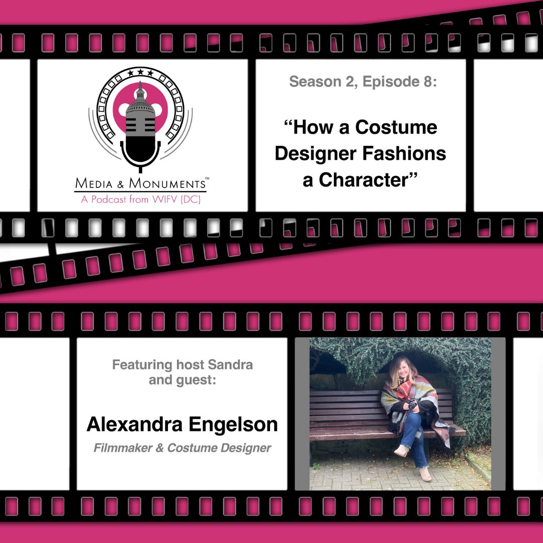 WIFVDC's tweet photo. Check out WIFV’s latest podcast on Costume Design. Learn how one designer creates multiple wardrobes for a cast of characters on a small budget.
 
Link in Bio!

#wifvdc #mediaandmonumentspodcast #womeninfilm #filmmakers #mediaproduction  #film #costumes #costumedesign #wardrobe https://t.co/bNgLOypGie