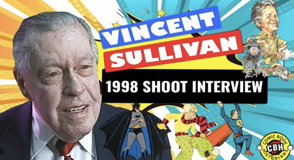 Click to watch: youtu.be/NXuPDMw7uQ0 the initial editor of both #ActionComics and #DetectiveComics, #GoldenAge #superhero #comicbook medium cofounder, #VinSullivan in 1998 about approving #BobKane & #BillFinger #Batman as well as #JoeShuster and #JerrySiegel #Superman.