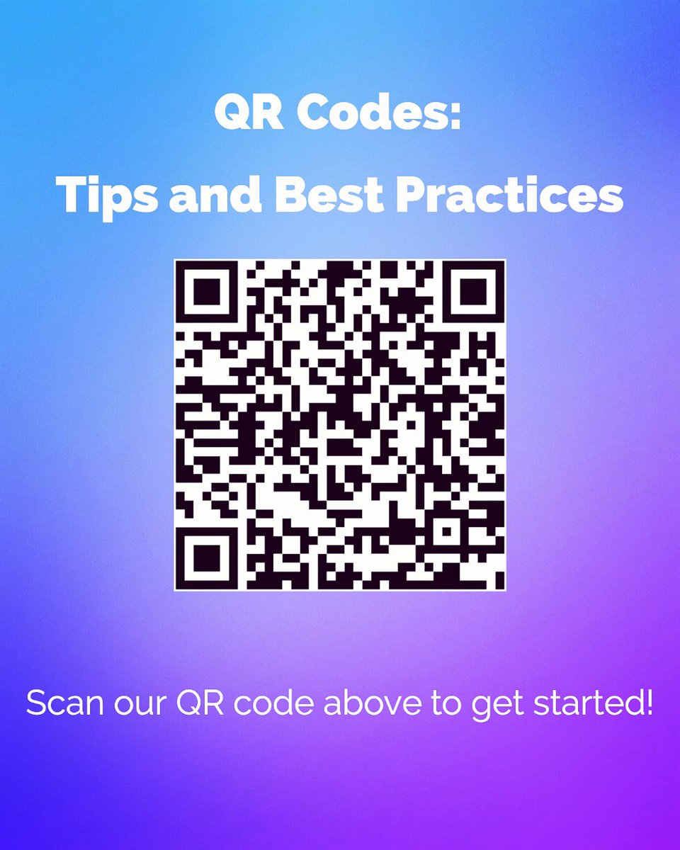 AdamFriedmanWFU's tweet photo. Want to incorporate QR codes into your students’ projects? Or need to create a QR code for your own poster or infographic? Check out the QR code above to get started! The ITG is here to help with all of your Wake Forest technology needs! https://t.co/7HKHnE82bq