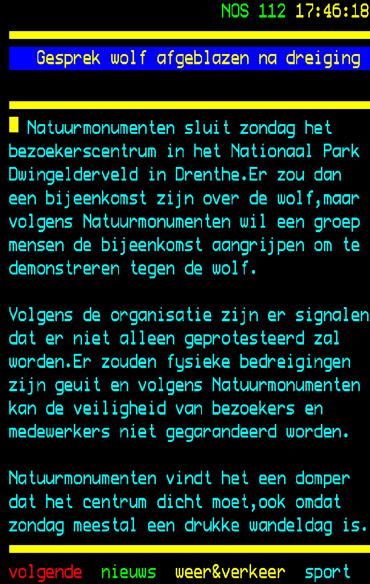 @natuurmonumenten <a href="/Dwingelderveld/">NP Dwingelderveld</a> dan gelast je de lezing af. Zo kunnen wandelaars tenminste genieten van het veld.