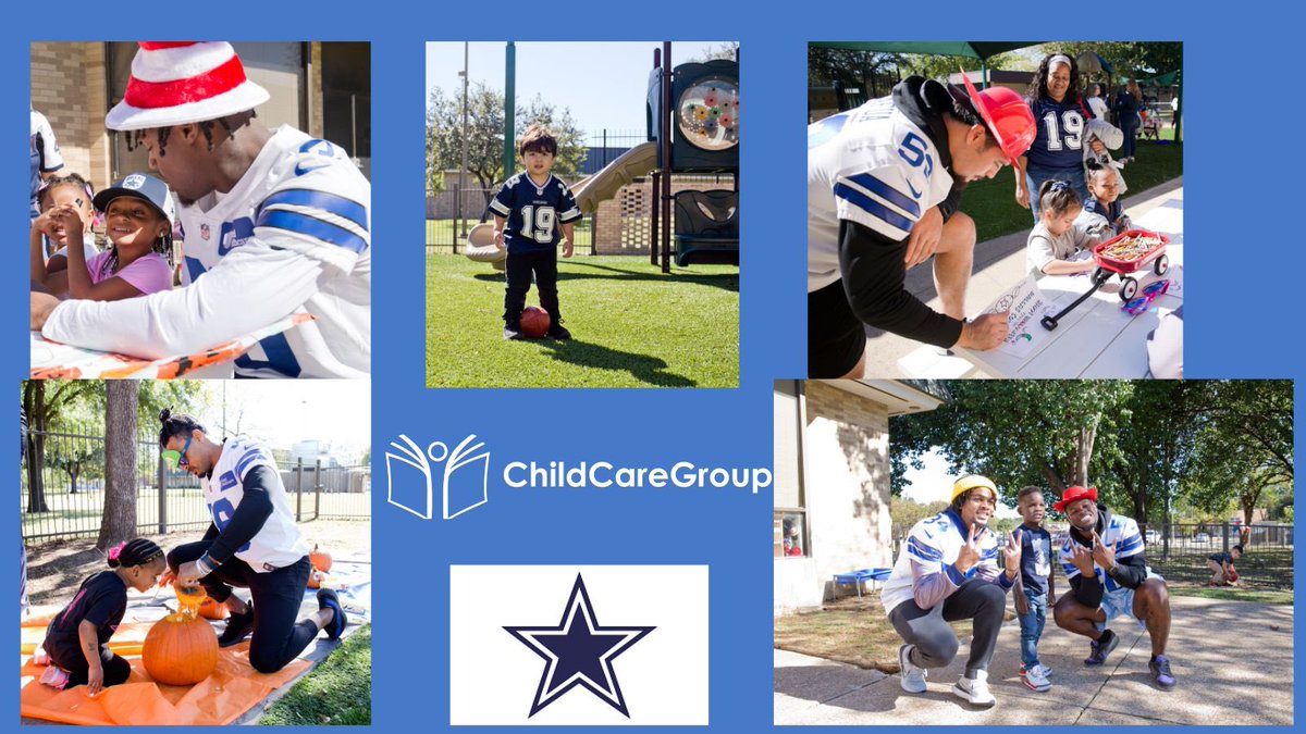 When non-profits unite with corporations, the result is priceless. When the Dallas Cowboys unite with ChildCareGroup, the result is epic! Thank you for your visit. Go Cowboys!!! #rookieclub <a href="/dallascowboys/">Dallas Cowboys</a>