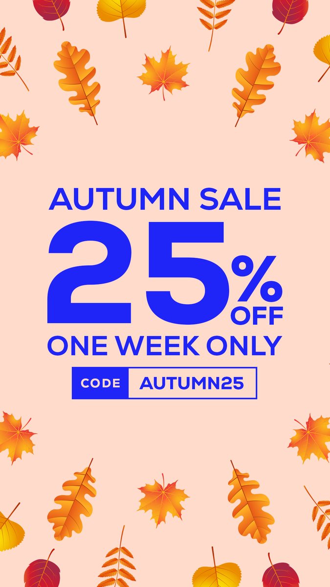 Our big autumn sale ends on Monday! Grab yourself a bargain - bloomandblossom.com 🍂