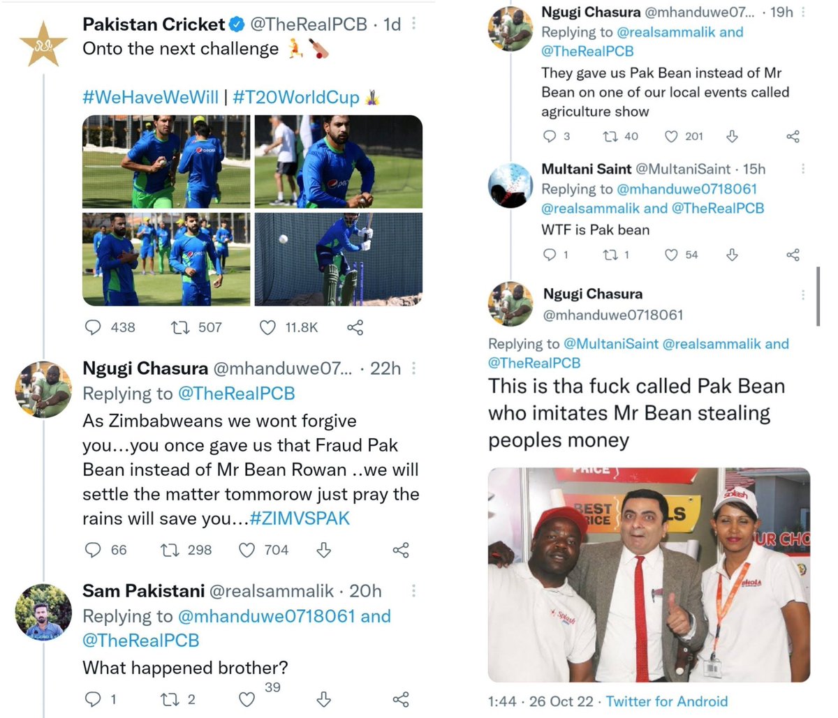 Context here for people who aren’t in yet on this raging controversy 😂😂