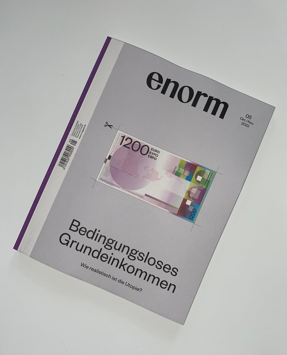 goodimpact_eu's tweet photo. 🥁🥁🥁 Und der Schwerpunkt der neuen enorm iiiiiiisst 🥁🥁🥁
das BEDINGUNGSLOSE GRUNDEINKOMMEN
Das Heft gibt es bei unseren Kolleg:innen im @goodbuy.eu Store und über unsere Website 🛍️
#enormMagazin #Zukunftliestenorm #neuesHeft #BGE #BedingungslosesGrundeinkommen #Ausgabe https://t.co/ouSRPJnkNq