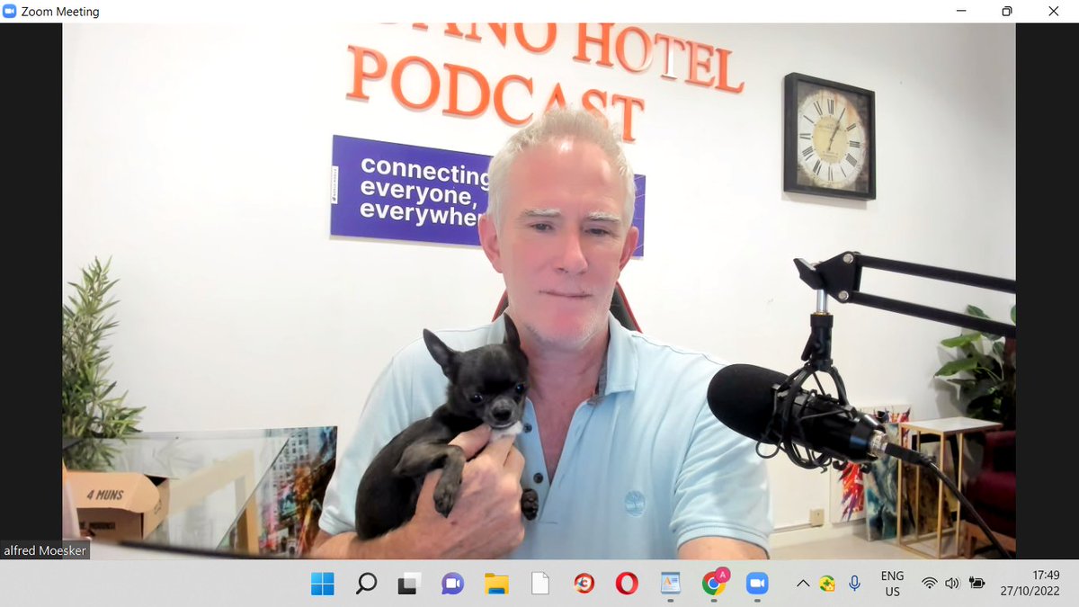 About to go into a meeting with #Dquadrant, Holland based software company that specialises also in #Cardano
My trusted advisor Charley will attend the meeting with me..