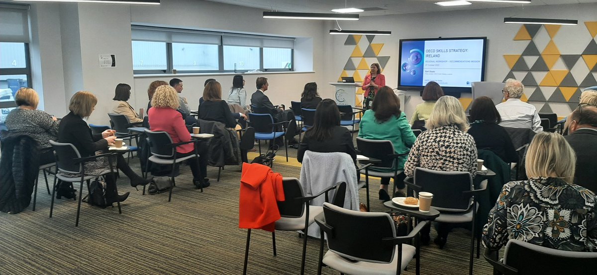 Thanks to all our workshop participants, stakeholders and enterprise from <a href="/SkillsNEast/">Skills North East</a>, <a href="/SkillsMidEast/">SkillsMidEast</a> and <a href="/SkillsNorthWest/">SkillsNorthWest</a> who richly contributed to our <a href="/DeptofFHed/">Department of Further and Higher Education</a> and <a href="/OECDEduSkills/">OECD Education</a> #Ireland #Skills #Strategy in the wonderful @CavanDigitalHub
#SkillsforABetterFuture