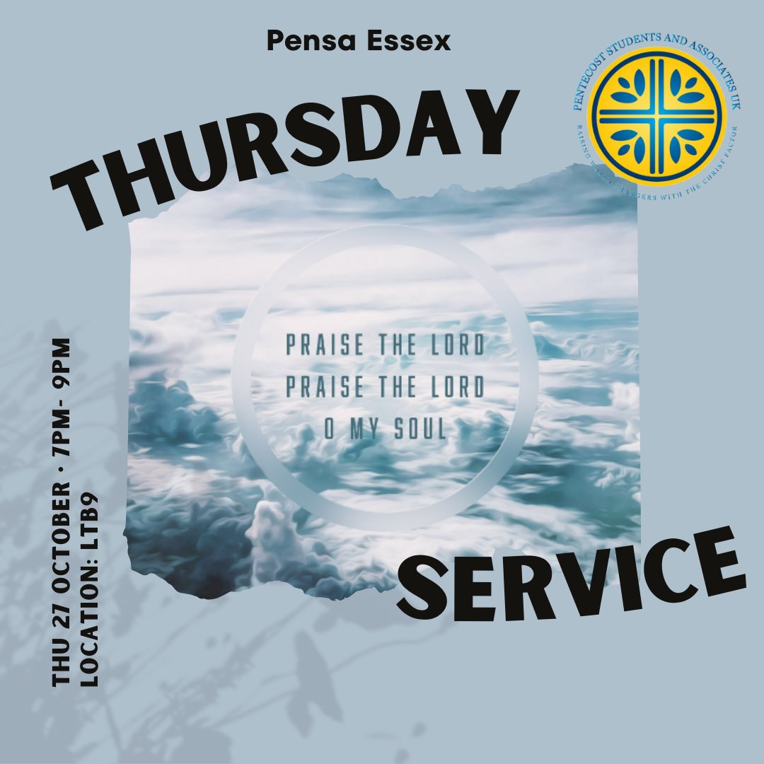 Hello family, hope you are all doing well by Gods grace. Please take note of todays service in LTB9 from 7pm.

Looking forward to seeing you guys. Take care 🙏🏾❤️