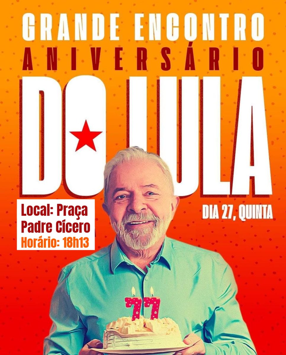 PinheiroDores's tweet photo. #LulaDay ❤️👏🏻👏🏻👏🏻 https://t.co/FRuFY9itiE