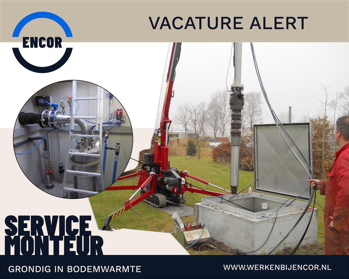 EncorBV's tweet photo. Wordt jij onze nieuwe collega?  #vacature #bodemwarmte https://t.co/zF4bxsGFb0