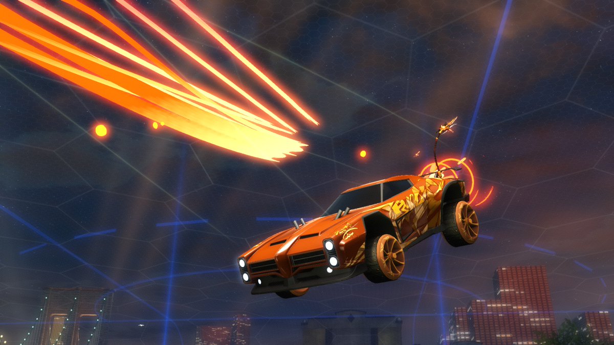 Frytek2k's tweet photo. Dominus (Unpainted, Glossy Finish)
Dominus: Suji (Unpainted, Crown Town Finish)
Barouche Wheels
Season 8 - Gold Boost
Corseque II Antenna
Overgrowth Goal Explosion (Orange)
Warp Wave Trail (Burnt Sienna)
No 3rd party apps used!
#RLFitCheckContest #FitCheckContest #RLFitCheck https://t.co/oSrUZCYWqB