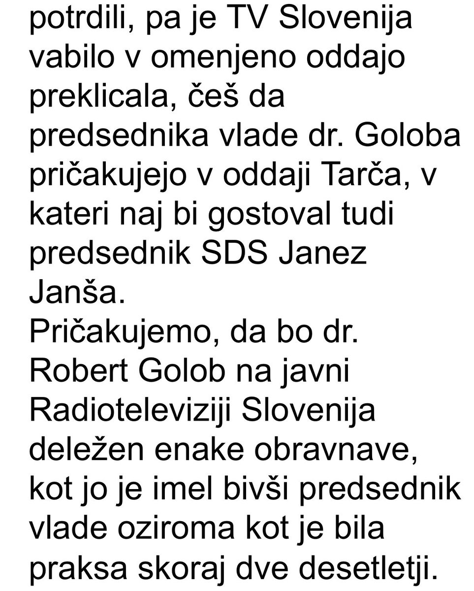 BojanPozar's tweet photo. Golob odpovedal?! https://t.co/2Oux5fFsQK