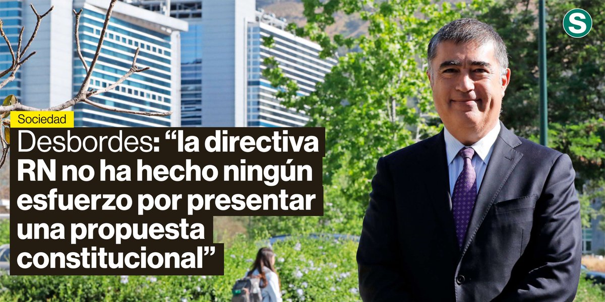 Mario Desbordes dijo que “el corazoncito de la mitad de la directiva del partido preferiría no hacer nada en el tema constitucional…está frenada”. Se quejó de que ni siquiera han dicho a la comisión política la fórmula de lo que desean en la materia. cutt.ly/cNjl2UQ