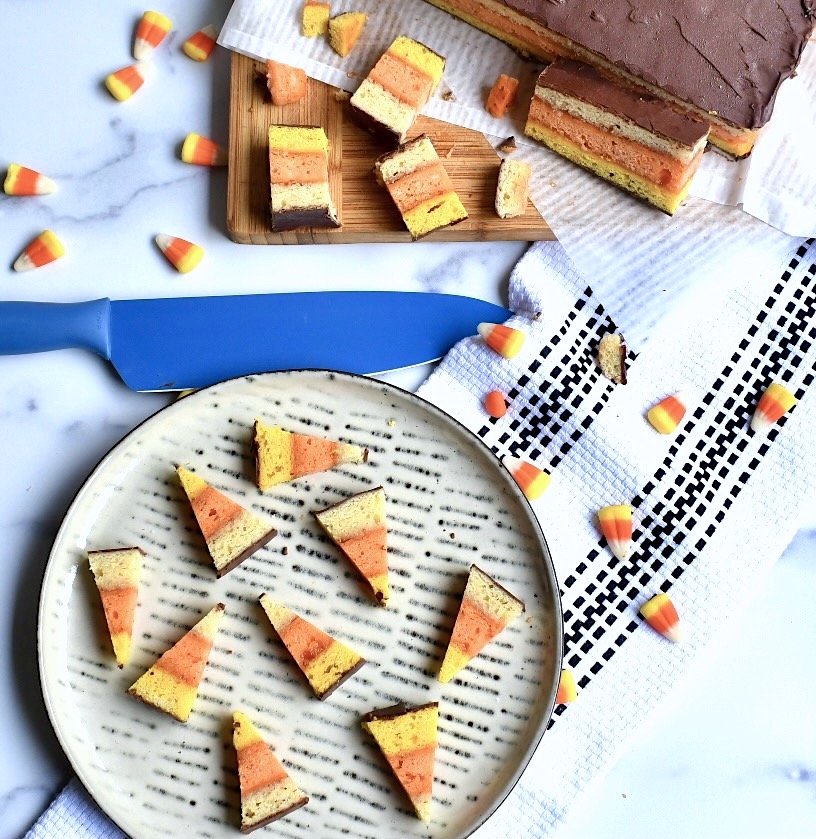 cheftini's tweet photo. If you're not making my #CandyCorn Inspired #RainbowCookies this weekend is it even fall?!  https://t.co/I8Vd9t28R1 #COOKIES #halloween #thanksgivingrecipes #recipes #foodnetwork https://t.co/kYVC6qBI3u
