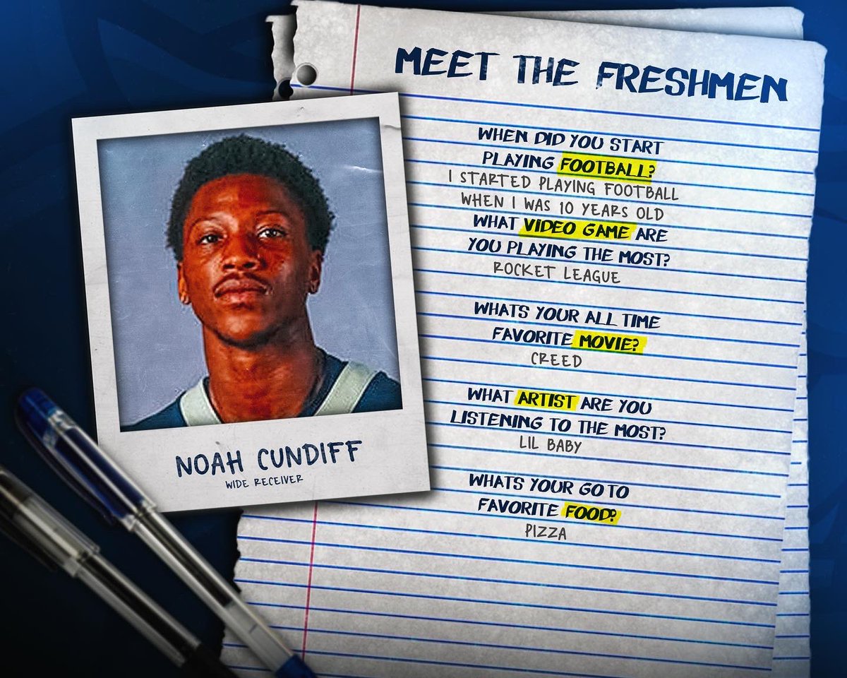 Introducing your freshman Wildcats (2/3) 🐾😼  #CatJui23😼🧃 #unh #unhfootball ⬇️