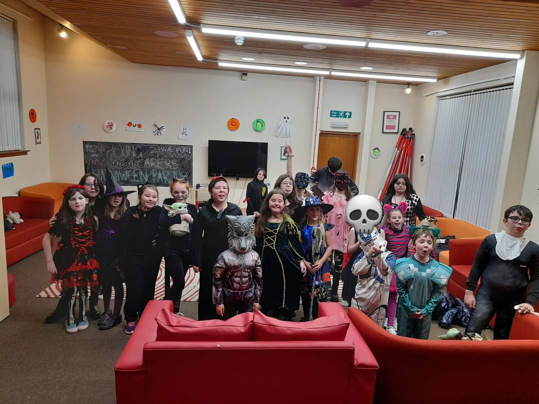 FPirrie's tweet photo. It's halloween party time with Dalmellington YC's #eacarers
#youngcarerswannahavefun https://t.co/ji37gw3vtt