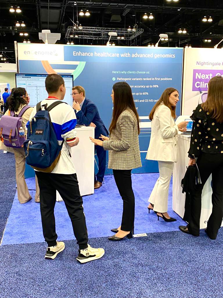 enGenome_srl's tweet photo. We have landed! ๐
Our team is hands-on at ASHG 2022 to demonstrate how eVai can improve your diagnostic results. This is the time to leverage your analysis!
Do not miss the chance to meet us at booth #1608.
#ashg22 #variantinterpreation #genomics #Bioinformatics https://t.co/qC12EnttwG