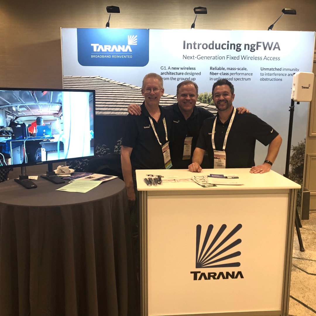 TaranaWireless's tweet image. The #IncompasShow was a blast. Thank you to everyone that dropped by our booth to learn more about #ngFWA!
 #broadband #digitaldivide