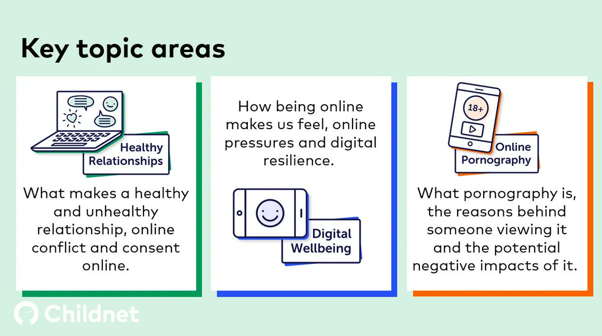 Thrive Online provides advice for parents and carers of young people aged 11 and over with Special Educational Needs and Disabilities. It covers three very important online safety topics: childnet.com/resources/supp…