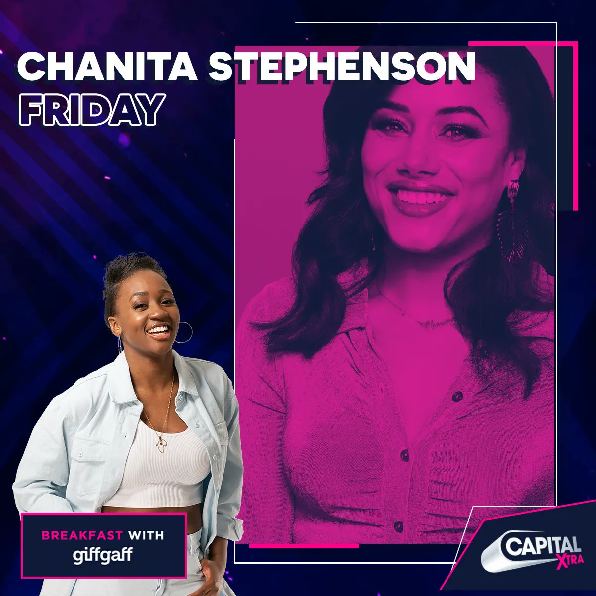 we have lovely Chanita Stephenson in the studio tomorrow, giving @Remel_London all the tea about the latest season of Married At First Sight UK, her experience & no longer being with her husband ☕️ lock in on @GlobalPlayer 🔊