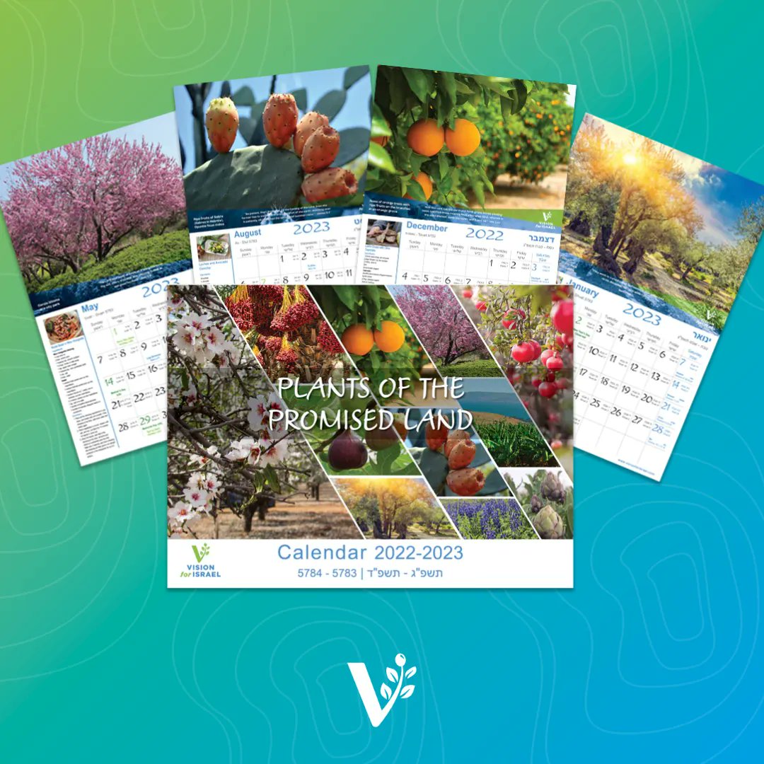 BarrySegalVFI's tweet photo. Come taste the bounty of the Land, with our #exclusive VFI #calendar. This year's #edition focuses on the plants and #foods that shape Israeli culture, with special emphasis on the edible plants and crops that bless us all throughout the land.  #OrderHere: https://t.co/I5SDVAlmJh https://t.co/qMVIU1UAD6
