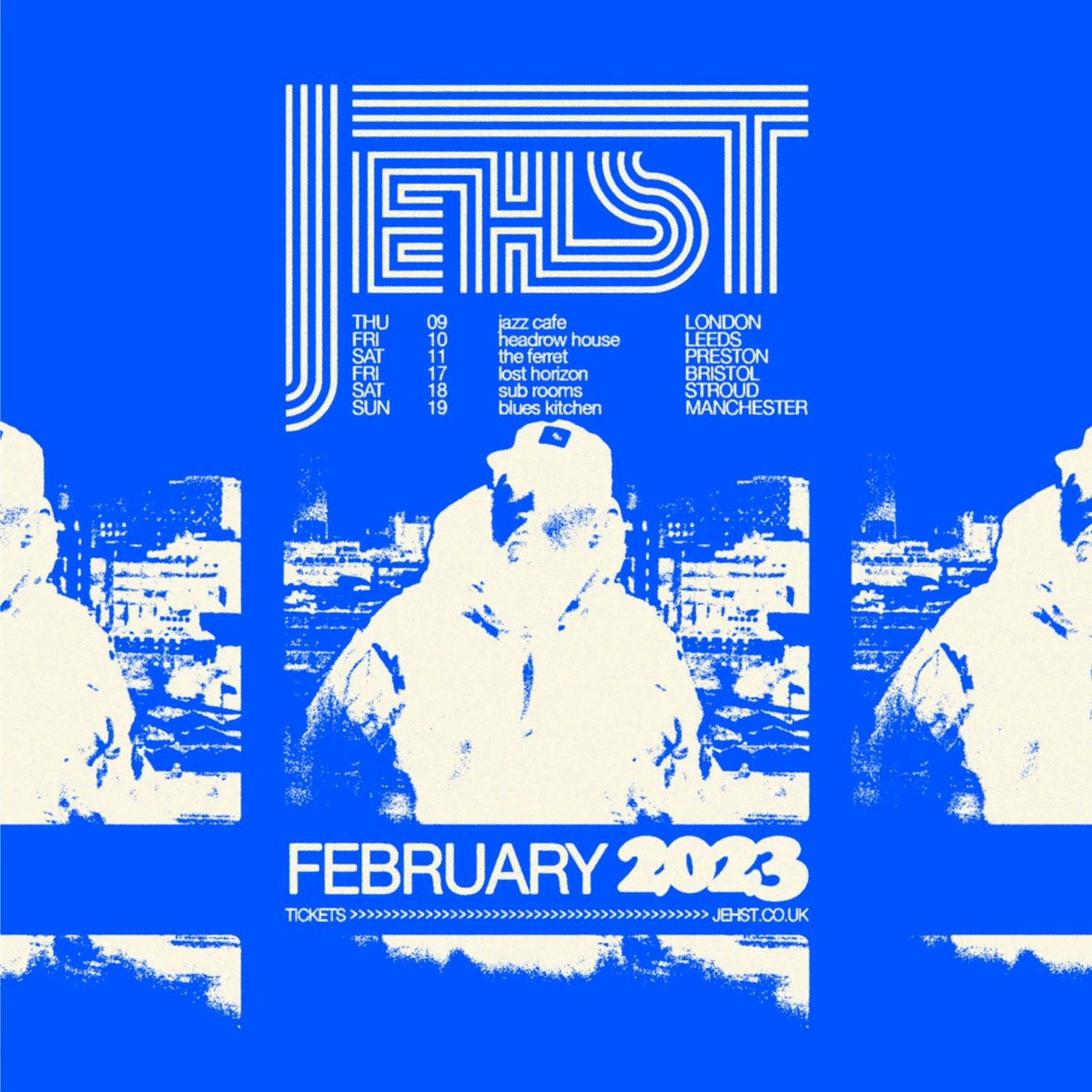 NEW SHOW Super excited to welcome back a true legend of the game... @jehstofficial plays @headrowhouse on Friday 10 February 💙 Tickets on sale now 👀
