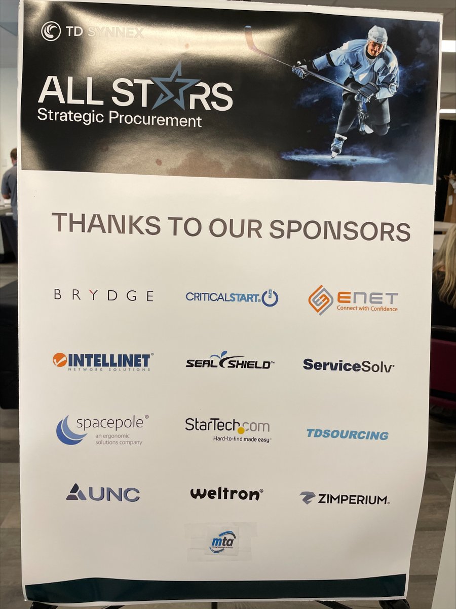 This time last week our Channel Account Manager, Jared Gay, was on our booth at the TD Synnex showing off some of our products like our SpacePole Arc, Stack &amp; many more! If you didn't get a chance to see them, take a look here: spacepole.com

#essentials #TDSynnex