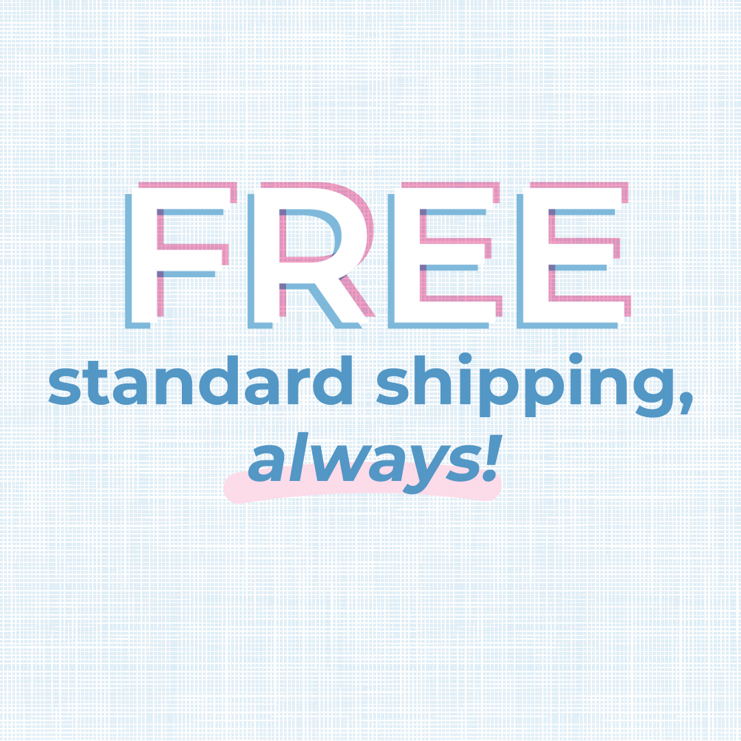 🔔Reminder: FREE standard shipping on all orders

No minimum spend or hoops to jump through!