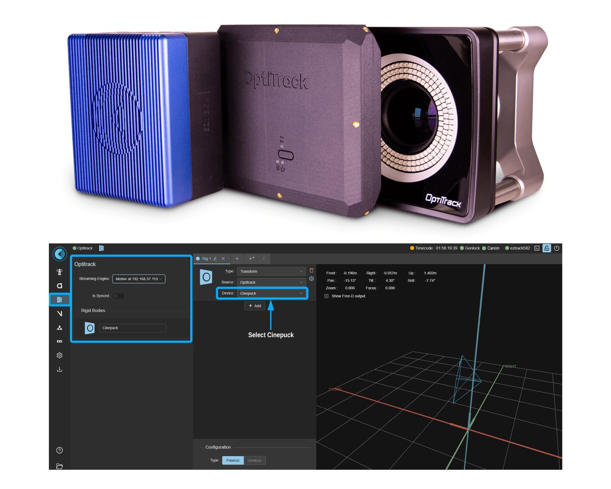 Did you know? 💭🤔​ 

EZtrack Hub can be interfaced with industry-leading motion capture systems like OptiTrack to readout lens metadata, add genlock &amp; record tracking data for post-production.

For more information visit lnkd.in/eJG6_2ub. 

#EZtrack #virtualproduction #XR