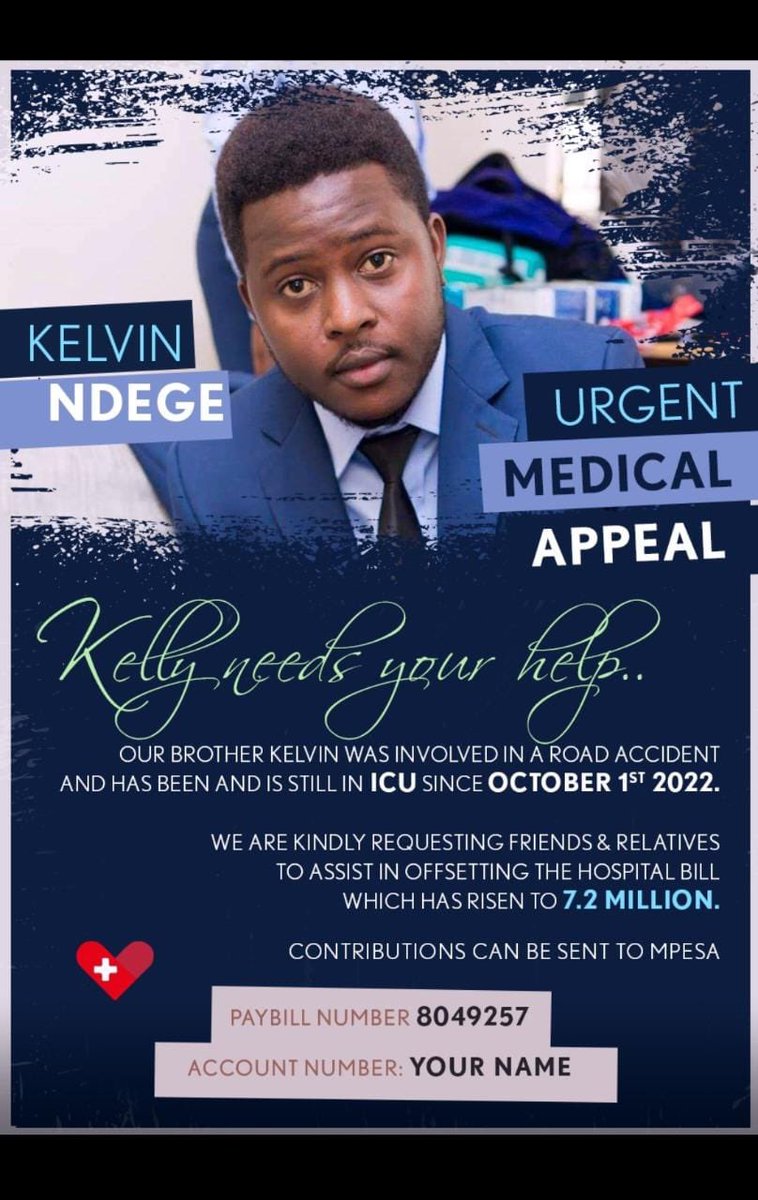 Good people, I remember when #HelpSoqiesDad made an impact. A simple plee went a long way. Am here now for Kelvin Ndege 🙏🏾🙏🏾🙏🏾 let’s do this guys #TribeCapitalFm