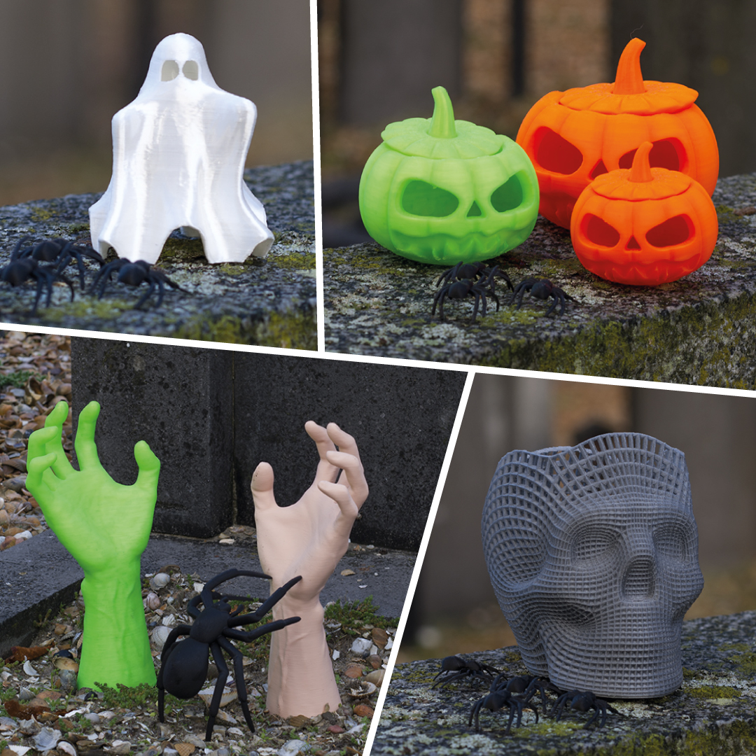 Ben jij al klaar voor #Halloween? 🎃👻 Wij helpen je op weg met een selectie creepy en spooky prints, compleet met ontwerp en tips voor filamentkeuze ➡️ bit.ly/3TKYcus