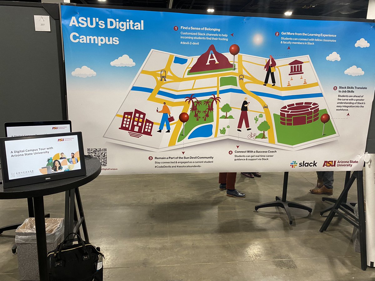 Come learn about ASU’s Digital Campus using <a href="/SlackHQ/">Slack</a> at the EDUCAUSE poster session in the back of the exhibit hall! Showings at 10:15am and 3pm. <a href="/ASUTech_story/">Technology at ASU</a> #EDU22